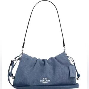 Coach Denim Faye Shoulder Bag